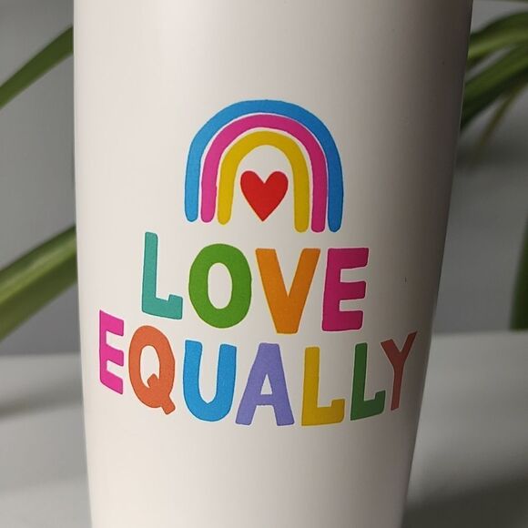 Brand New 17‎ oz./500 ml Love Equally Insulated Stainless Steel Tumbler - Picture 8 of 13